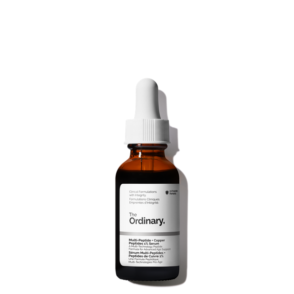 The Ordinary Multi-Peptide + Copper Peptides 1% serum bottle